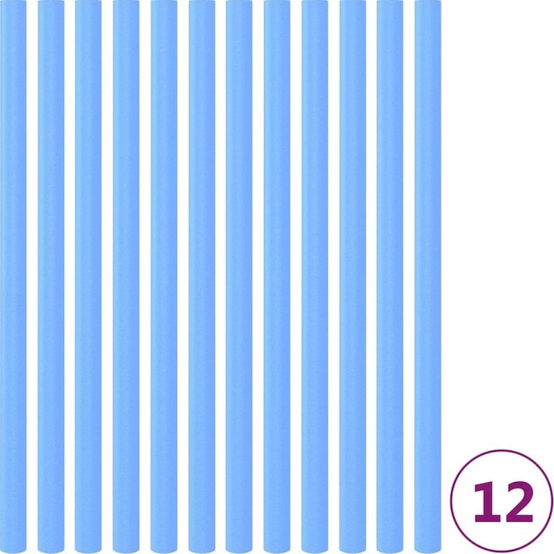 VIDAXL VidaXL Προστατευτικά Αφρού 12 Τμχ για Στύλο Τραμπολίνου Ø2.5cm - Μπλε