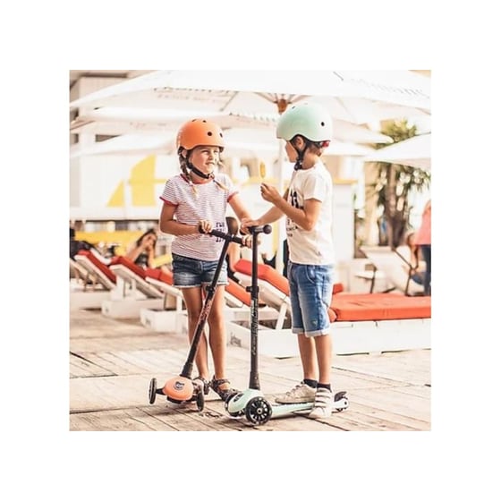 Παιδικό Πατίνι Τρίτροχο Scoot & Ride Highwaykick 3 με LED Ρόδες - Peach image 3