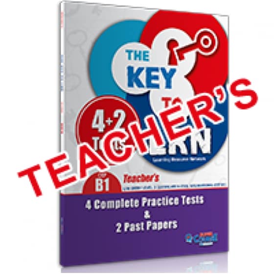 The Key to LRN B1 4 Complete Practice Tests & 2 Past Papers - Teacher's Book image 0