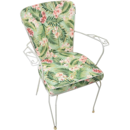 Μαξιλάρι Πλάτης για Φερ Φορζέ Be Comfy Flowers από Βαμβάκι 53x47cm - Πολύχρωμο