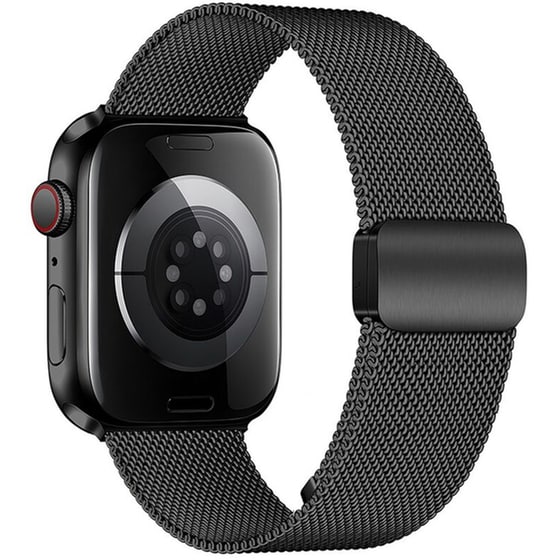 Watchband Hoco Wa26 42/44/45/49mm Stainless Steel + Strong Magnetic Για Apple Watch Series 1/2/3/4/5/6/7/8/9/se/se2/ultra/ultra2 Μαύρο image 0