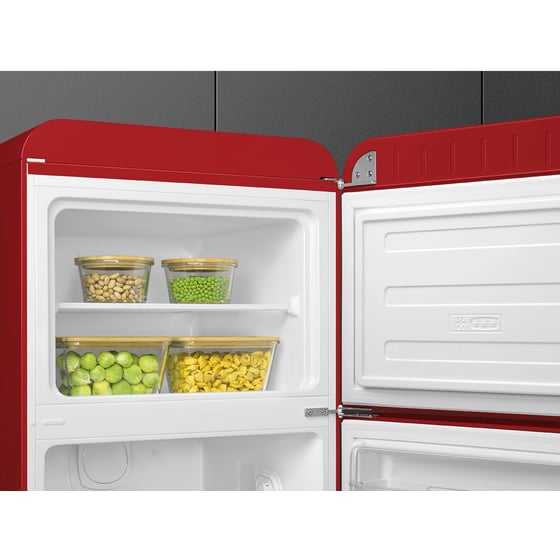 SMEG FAB30RRD5 294 Lt Κόκκινο Δίπορτο Ψυγείο image 4