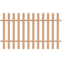 Vidaxl Φράχτης Κήπου 200 X 120 Εκ. Από Wpc