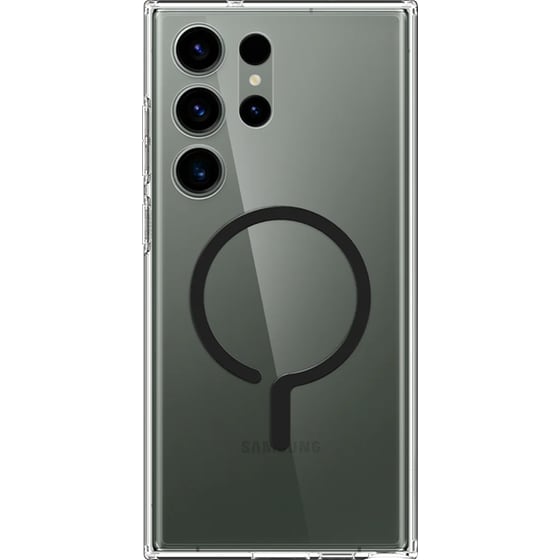 Θήκη Samsung Galaxy S23 Ultra - Spigen Ultra Hybrid Metal Ring MagFit - Μαύρο image 2
