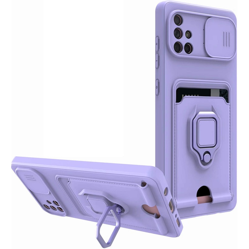 Θήκη Samsung Galaxy A71 - Bodycell Multifunction - Μωβ