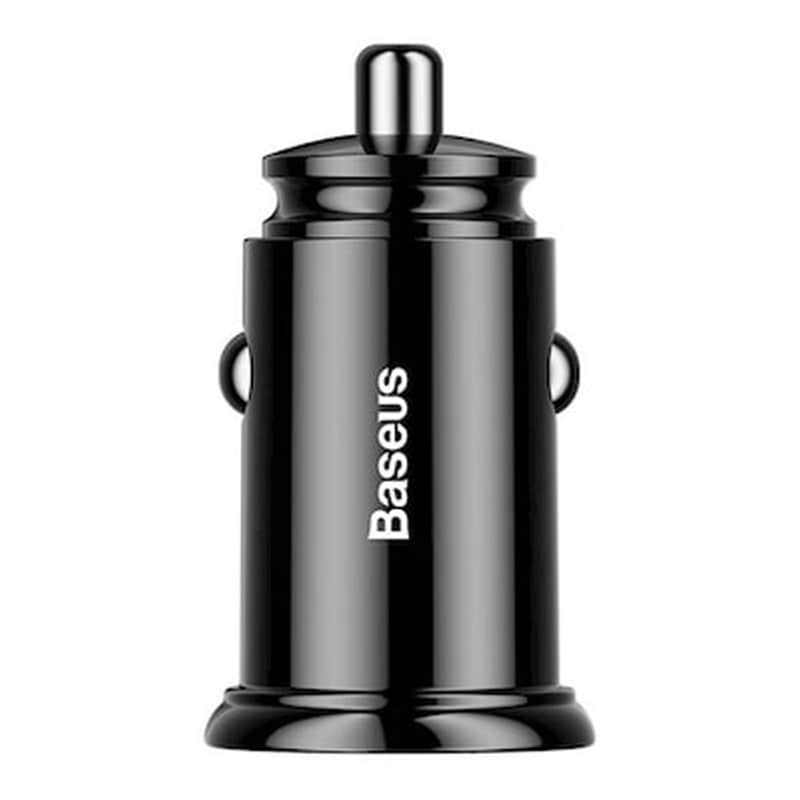 Baseus Car Charger Dual Qc 3.0 30w Black