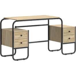 Γραφείο VidaXL με Αποθηκευτικό Χώρο 145x50x75 cm - Sonoma Δρυς