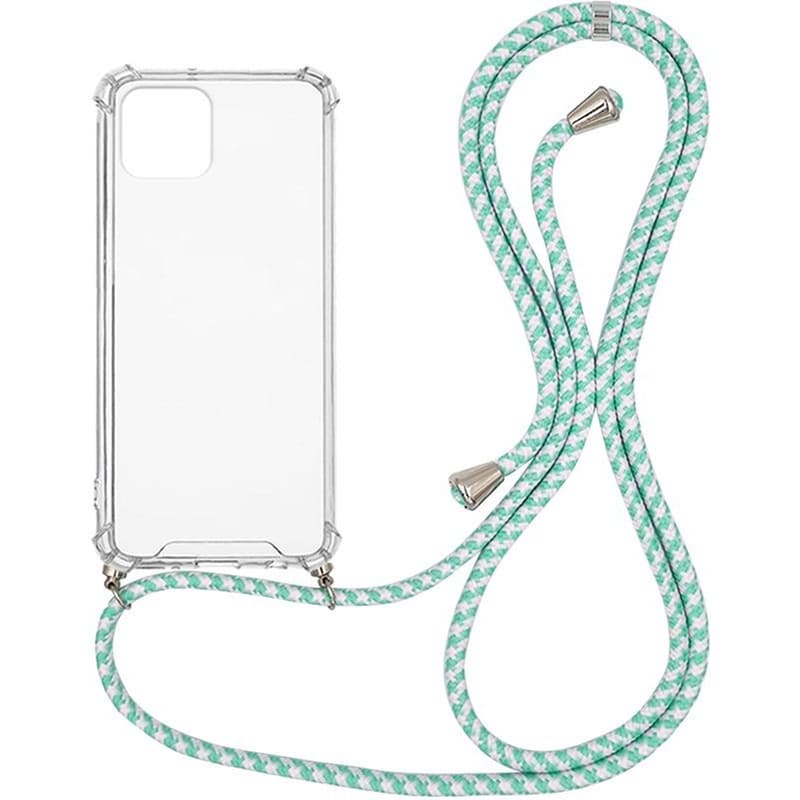Θήκη Apple iPhone 12 Pro Max - Sonique με Κορδόνι Armor Clear - Βεραμάν