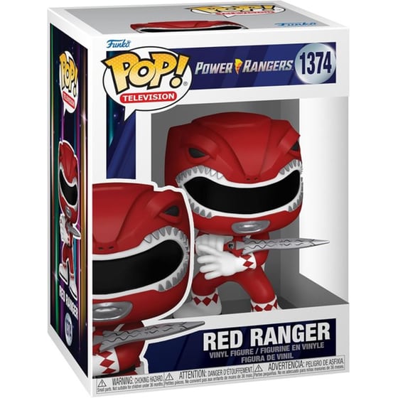 Funko Pop! Television - Power Rangers - Red Ranger #1374 image 1