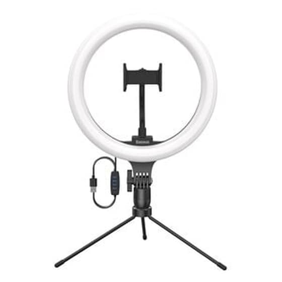 Baseus Live Stream Youtube / Tiktok - Βάση / Τρίποδο Με 10" Light Ring - Black (crzb10-a01) image 0