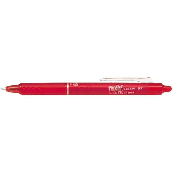 Στυλό Gel Pilot Frixion Clicker 0.7 mm Κόκκινο image 0