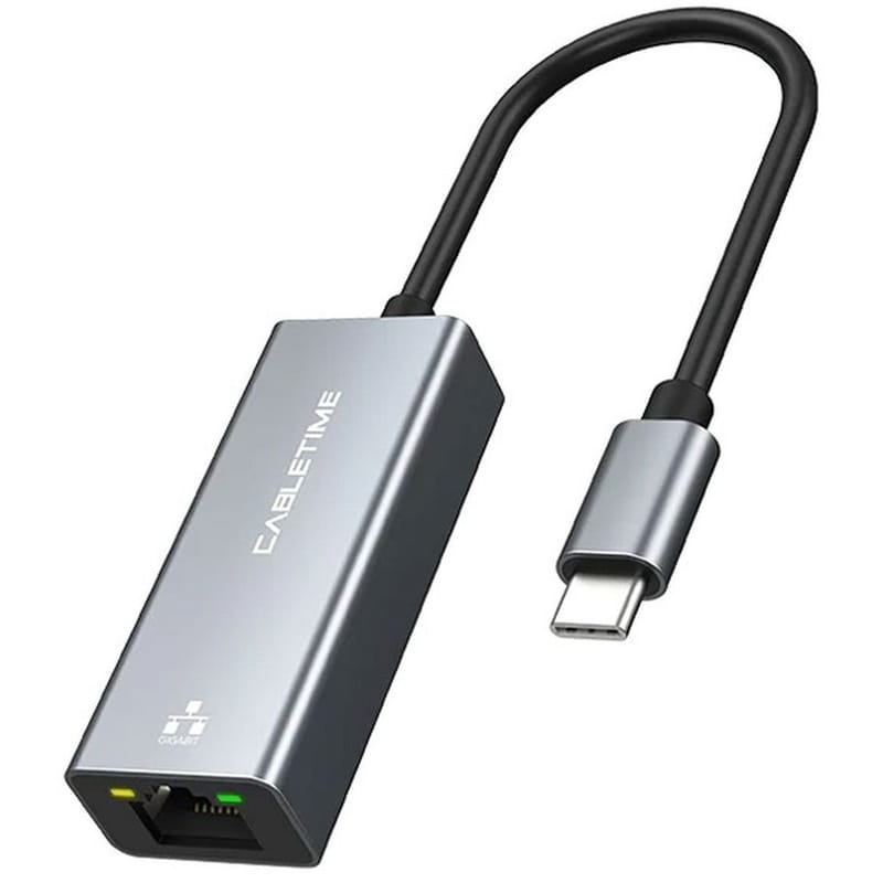 CABLETIME Cabletime USB-C σε RJ45 CT-CML1000 Αντάπτορας Δικτύου USB 1000Mbps