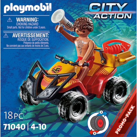 PLAYMOBIL® City Action Ναυαγοσώστης με γουρούνα 4x4 (71040) image 2