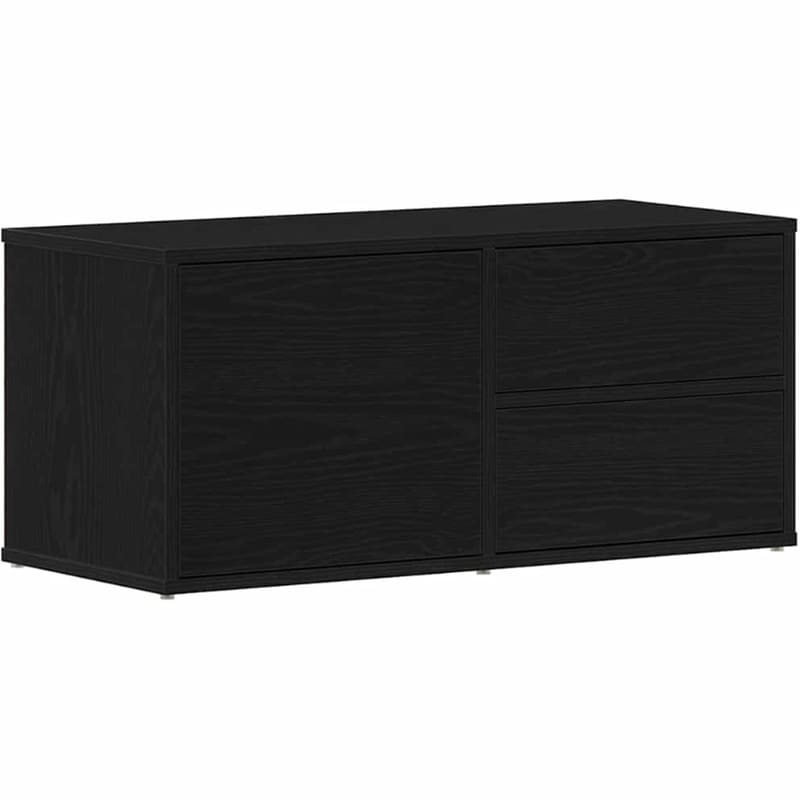 Έπιπλο Τηλεόρασης VidaXL 80 x 34 x 36 cm - Μαύρη Οξιά