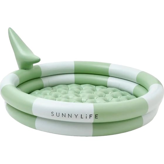 Φουσκωτή Παιδική Πισίνα SUNNYLiFE Καρχαρίας 270Lt - Χακί image 0