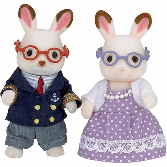 Παιχνίδι Μινιατούρα Sylvanian Families: Παππούς & Γιαγιά Chocolate Rabbit (5190) image 1