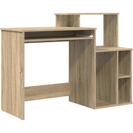 Γραφείο VidaXL από Επεξεργασμένο Ξύλο 120,5x44x88,5 cm - Sonoma Δρυς image 0
