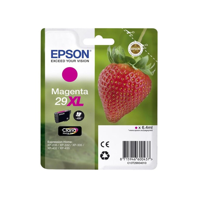 Epson 29XL Ματζέντα Μελάνι Εκτυπωτή C13T29934010