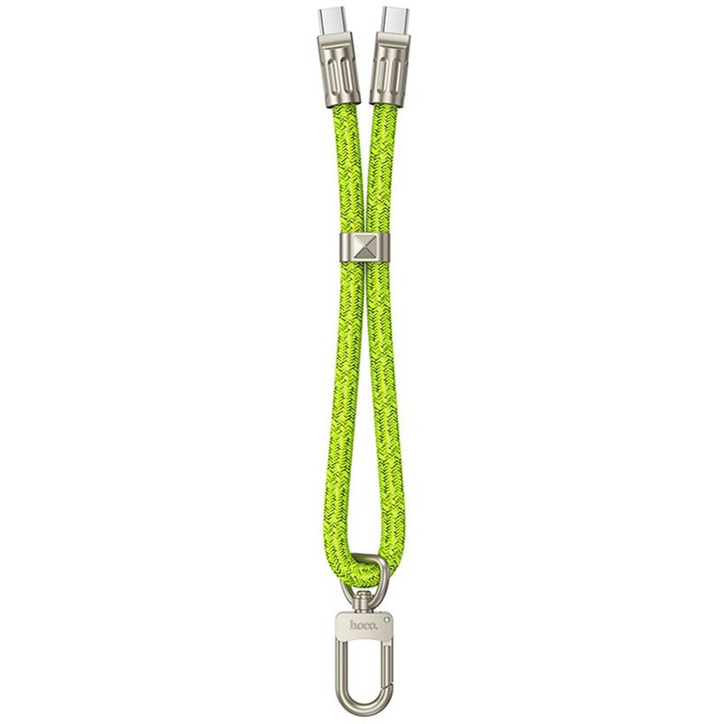 Καλώδιο Φόρτισης Hoco USB-C σε USB-C 22cm - Green