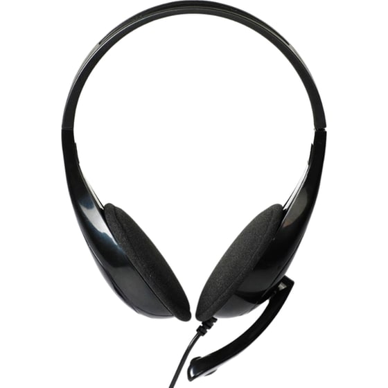Ακουστικά Headset Powertech PT-734 με Μικρόφωνο Ακουστικά Κεφαλής Μαύρο image 0