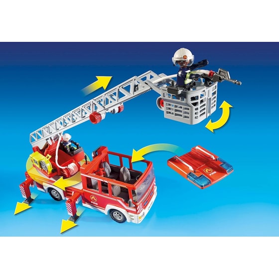 PLAYMOBIL® City Action Όχημα Πυροσβεστικής με Σκάλα και Καλάθι Διάσωσης (9463) image 5