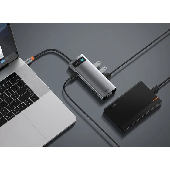 Docking Station Baseus CAHUB-CU0G 9-Port USB 3.0 συμβατό με USB-C image 7