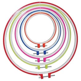 Σέτ 5 Πλαστικά Τελάρα Για Κέντημα, Ø 12, 16, 20, 24, 28,5  Εκ.