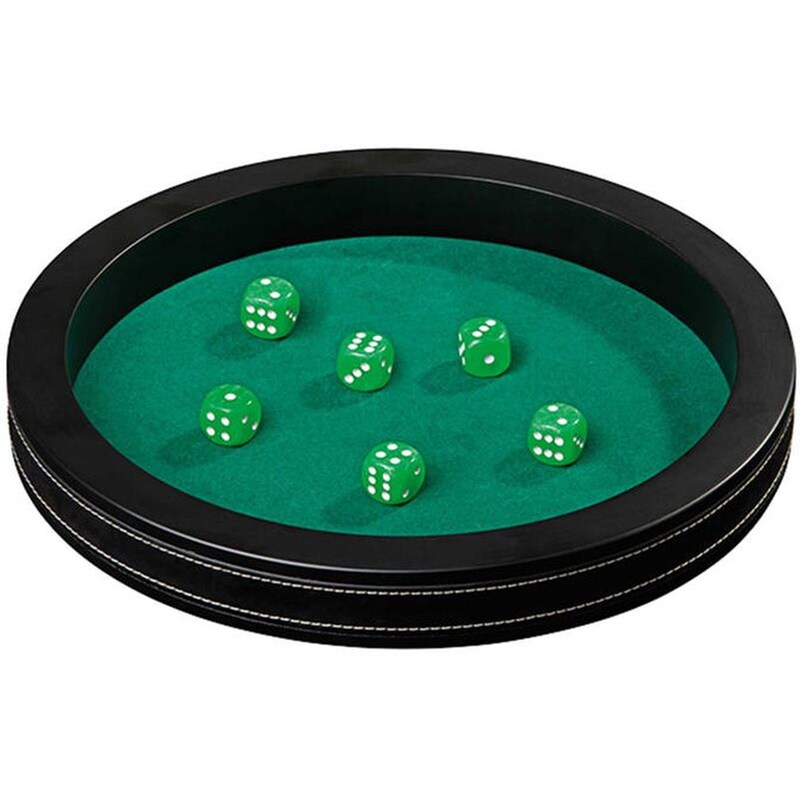 Dice Tray, Large, Syntheric Leather PHILOS