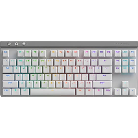 Logitech G515 Μηχανικό Gaming Ασύρματο Πλητρολόγιο RBG Λευκό (US) image 0