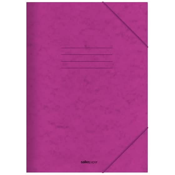 Φάκελος Πρεσπάν Salko με Λάστιχο A4 Φούξια image 0