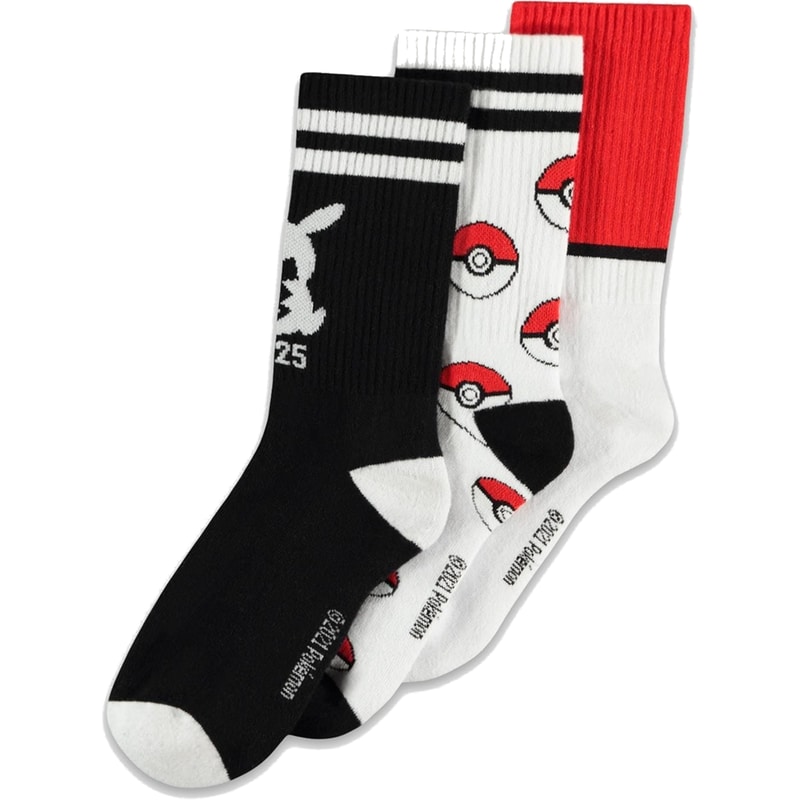 DIFUZED Κάλτσες Difuzed Pokémon - Sport Socks - Νο 39-42 (3 τεμάχια)