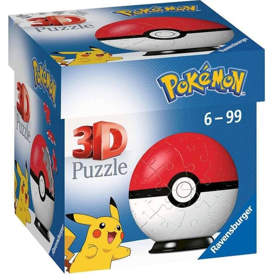 3D Παζλ Ravensburger Pokemon (54 Κομμάτια) 24 Σχέδια 1 Τμχ - Τυχαία Επιλογή Σχεδίου image 1