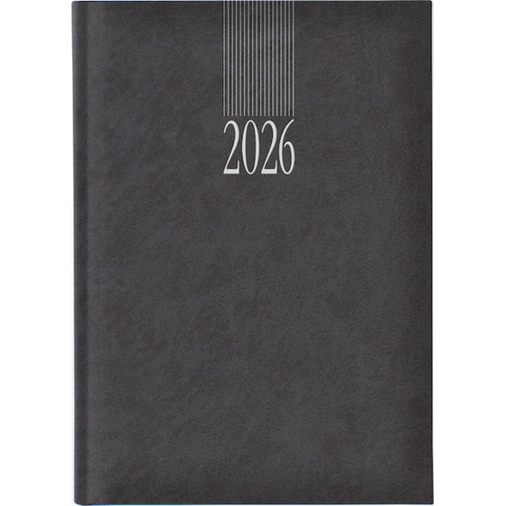 Ημερολόγιο Ημερήσιο 2026 Θεοφύλακτος 12M Sidney Μαύρο image 0