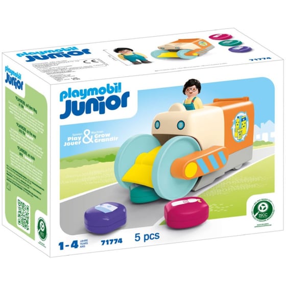 PLAYMOBIL® Junior Απορριματοφόρο Όχημα (71774) image 0
