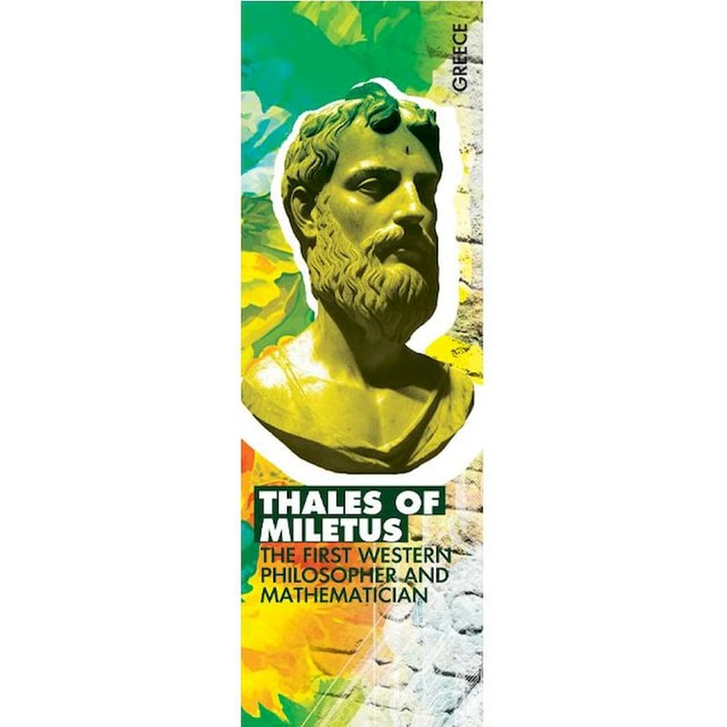 Σελιδοδείκτης Πεδίο Philosophers Thales Of Miletus - Σετ (12 Τεμάχια)