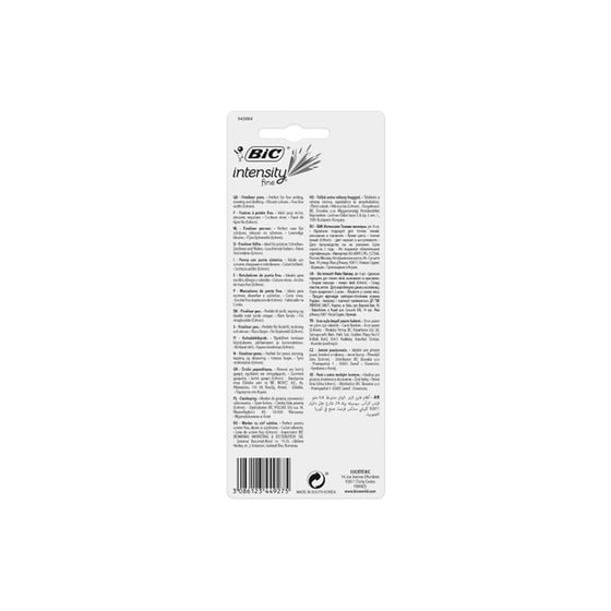 Στυλό Υγρής Μελάνης BIC Intensity Fine Fun 0.7 mm (4 Τεμάχια) image 1