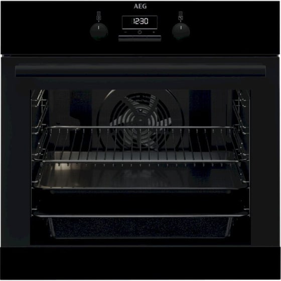 AEG HK634021 XB & BES331111B 72 Lt Μαύρο Eντοιχιζόμενο Σετ Φούρνος και Εστία image 1