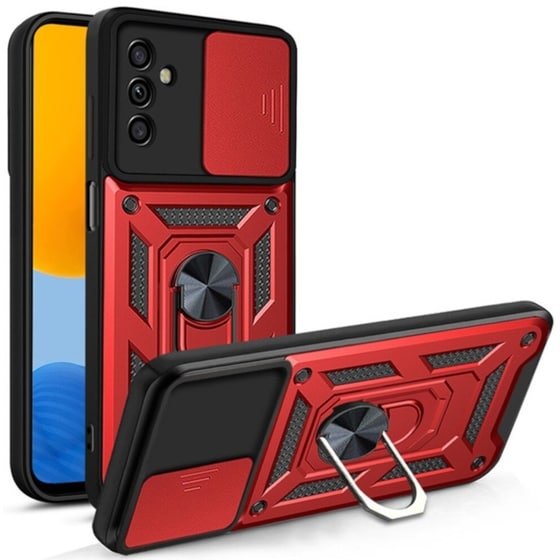 Θήκη Samsung Galaxy M15 5G - Bodycell Armor Slide Case - Red image 0