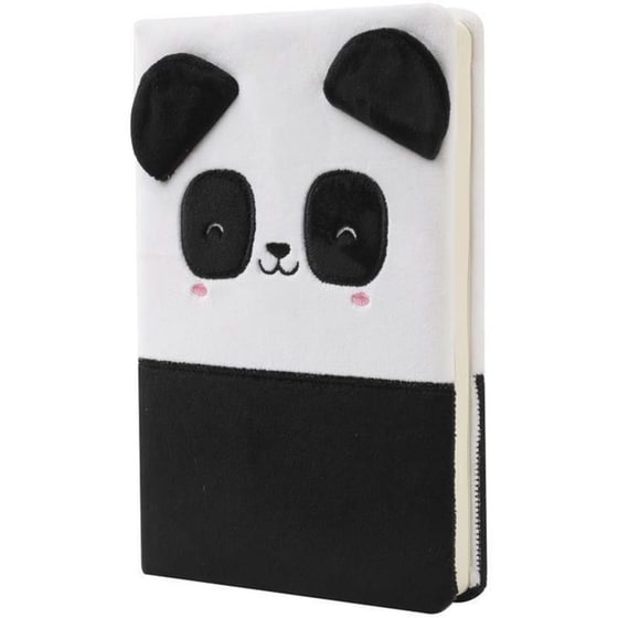 Σημειωματάριo i-Total Plush Α5 Panda image 2