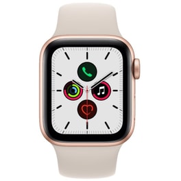 Apple Watch SE Gold Aluminium 44mm - Starlight Sport Band