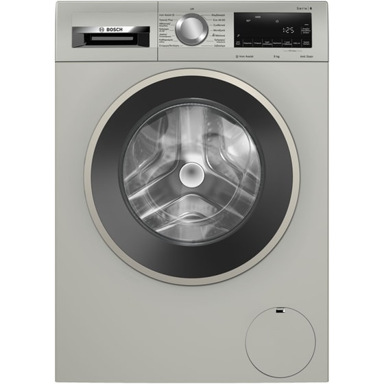 BOSCH WGG244ZXGR 9 kg 1.400 Στροφές Silver Inox Πλυντήριο Ρούχων image 0