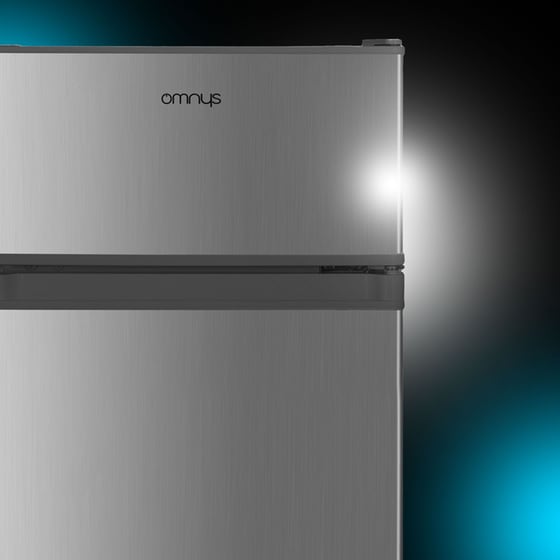 OMNYS FTS-E485S Στατικό 85 Lt Ανθρακί Δίπορτο Ψυγείο image 6