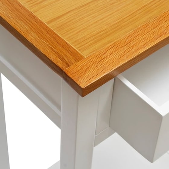 Vidaxl Τραπέζι Βοηθητικό 50 X 32 X 75 Εκ. Από Μασίφ Ξύλο Δρυός image 5