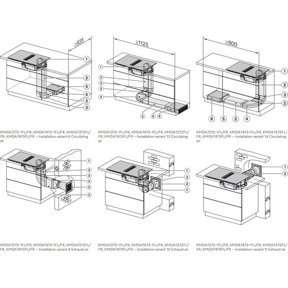 MIELE KMDA7473-1FL 80 cm Μαύρο Επαγωγική Εστία Αυτόνομη image 11