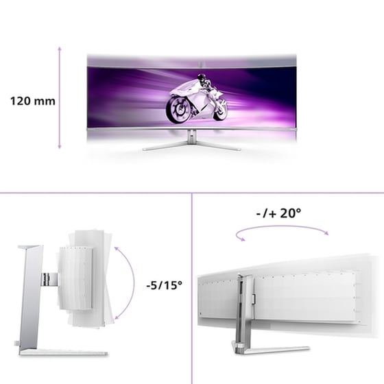 Philips Evnia 49M2C8900L/00 Gaming Monitor 48.9" 5K OLED Curved 144Hz 0,03 ms image 11