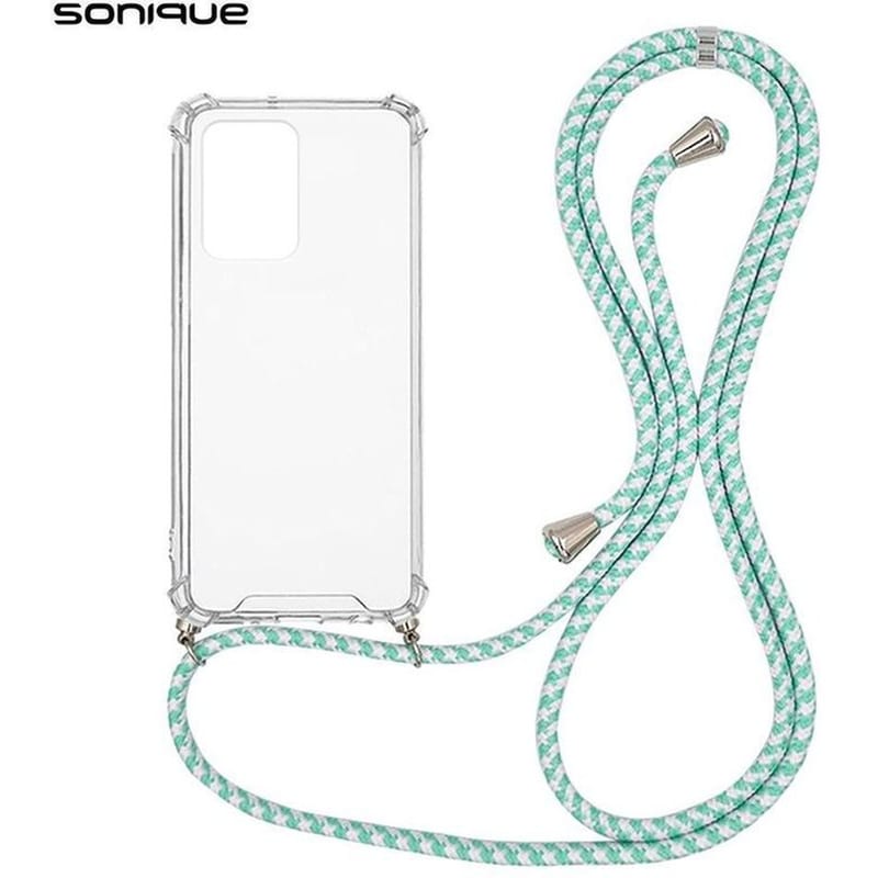Θήκη Xiaomi Redmi Note 10 5G - Sonique Armor Clear Με Κορδόνι - Μπλε