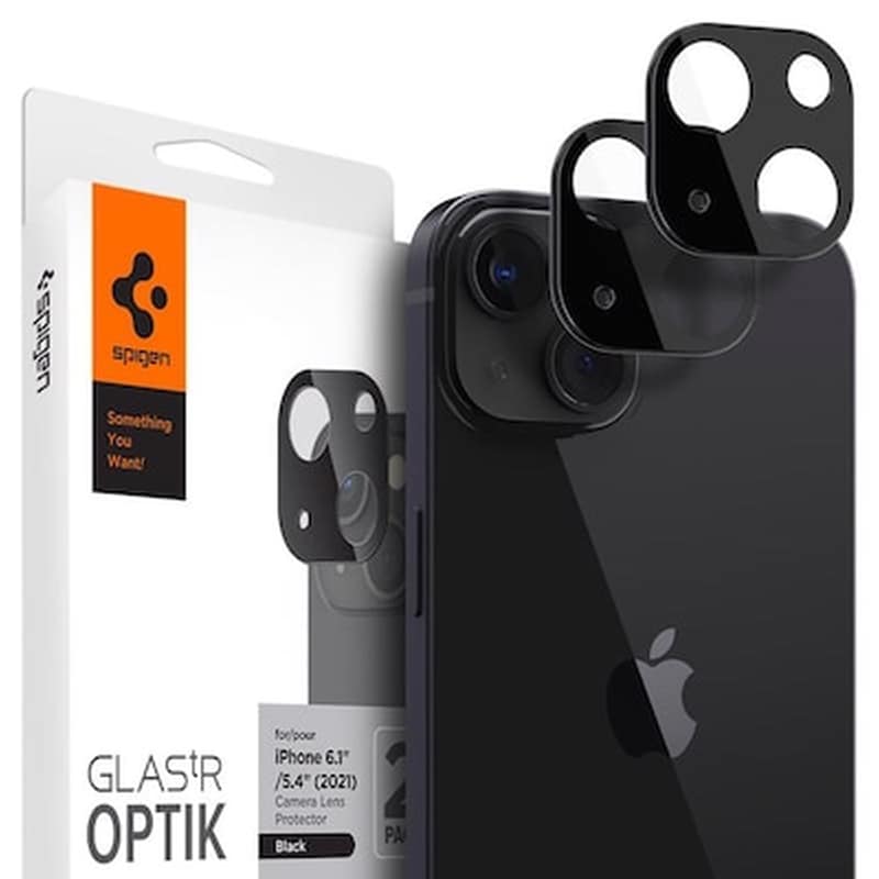 Προστατευτικό καμερών Apple iPhone 13/iPhone 13 Mini - Spigen Optik.tr Tempered Glass Camera Lens 2Pcs
