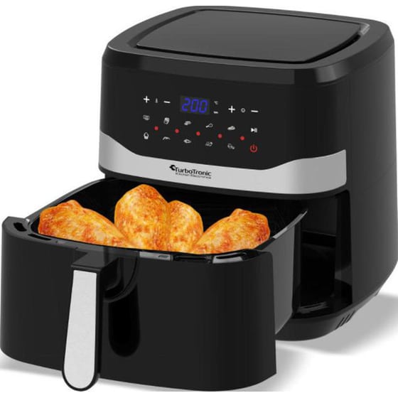 TURBOTRONIC TT-AF7D με Αποσπώμενο Κάδο 1800 W 7.5 L Μαύρο Φριτέζα Αέρος image 5