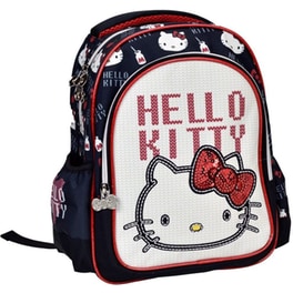 Τσάντα Πλάτης Νηπιαγωγείου Gim Hello Kitty Croche