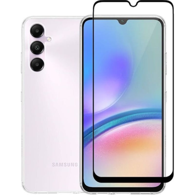 Θήκη + Προστατευτικό οθόνης Samsung Galaxy A05s - Vivid Set TPU Case + Tempered Glass - Black